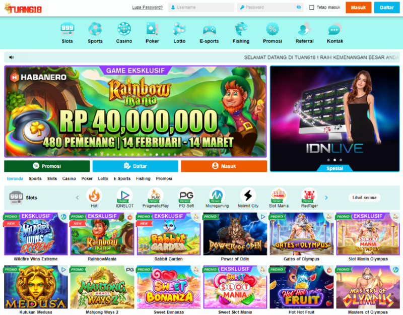 Taun618 adalah situs judi slot gacor gampang menang 2023