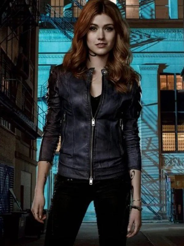 Katherine McNamara Real Leather Jacket