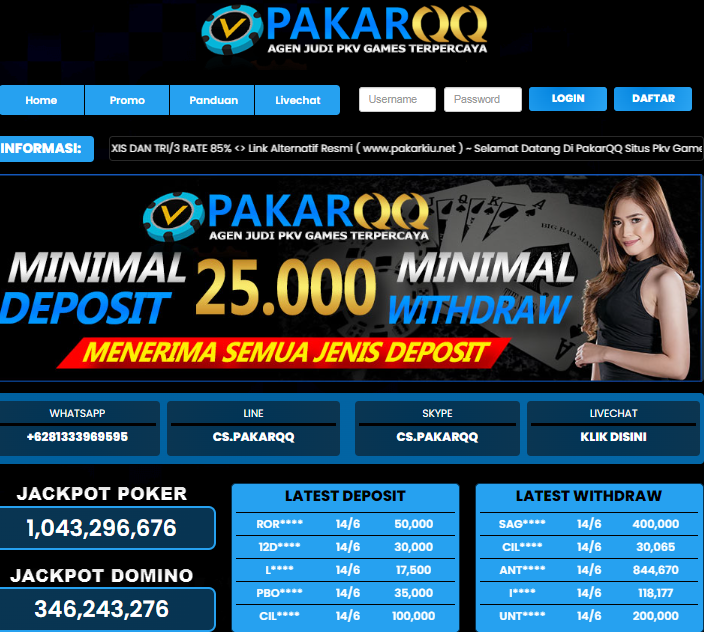 PAKARRQQ DAFTAR & LOGIN