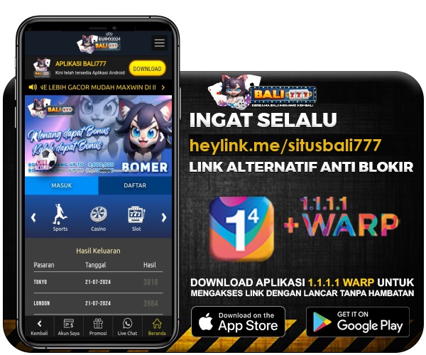 Daftar Bali777 Banyak Bonus Special Lebih Gacor