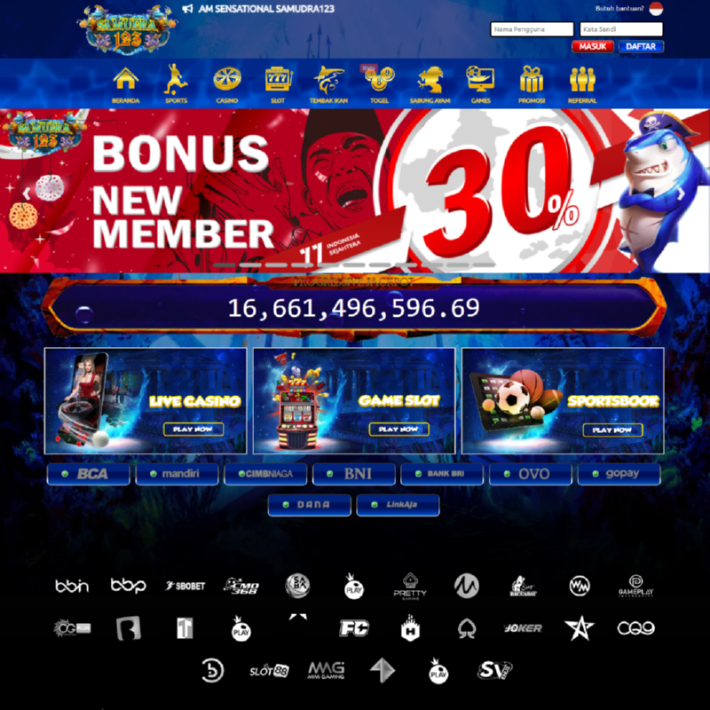 SAMUDRA123 adalah situs judi online dan casino online terbaik. Segera login dan daftar ke SAMUDRA123