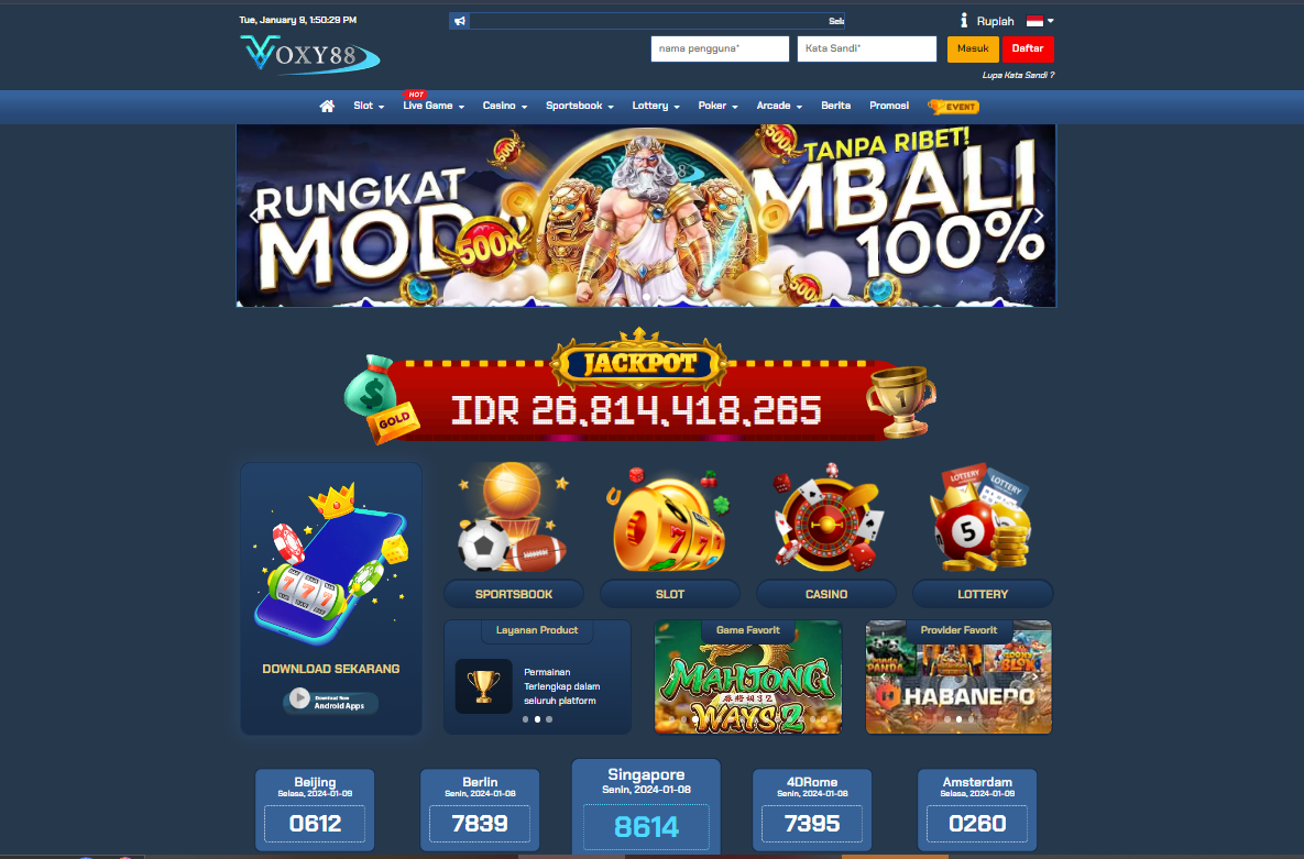 Situs Slot Gacor Hariini Voxy88