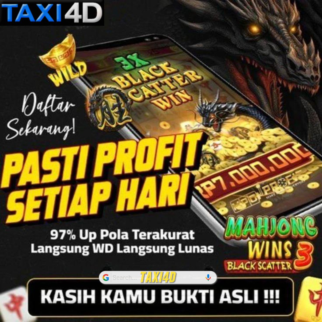 Taxi4D: Pelopor Permainan Slot Online Gacor Di Asia