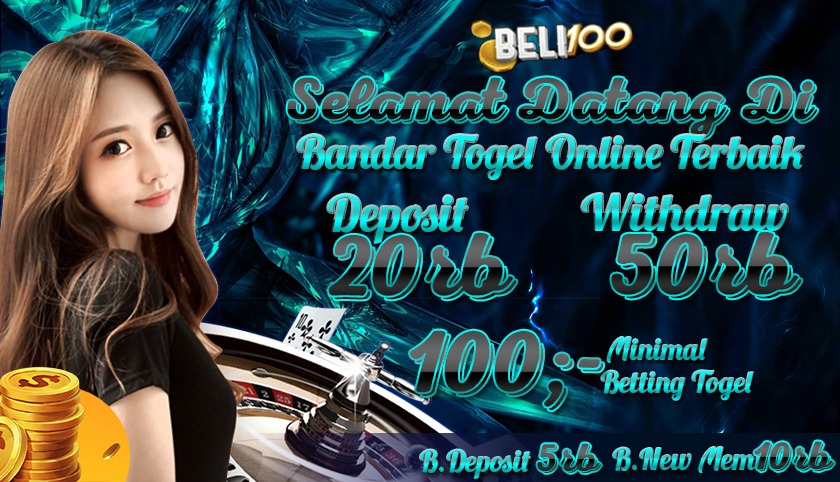 Beli100 adalah bandar toto online terpercaya dengan pasaran togel terlengkap 105 pasaran