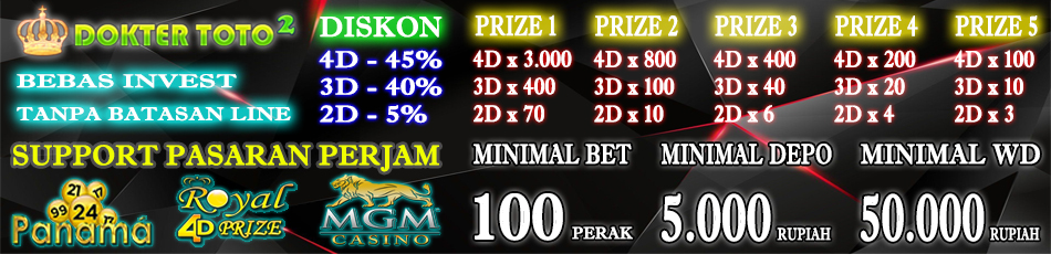 DAFTAR DOKTERTOTO2 | LOGIN DOKTERTOTO2 | HADIAH DOKTERTOTO2 PRIZE 5 | LINK ALTERNATIF DOKTERTOTO2