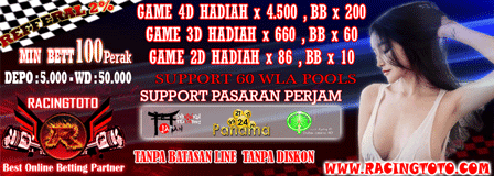 PENDAFTARAN USER BARU RACINGTOTO | BANDAR TOGEL ONLINE TERPERCAYA RACINGTOTO | HADIAH BOLAKBALIK